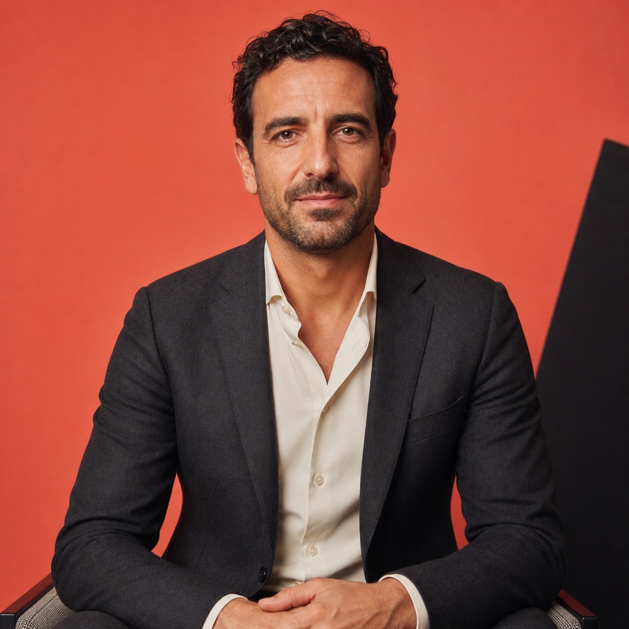 Fictional demo speaker Luca Bianchi