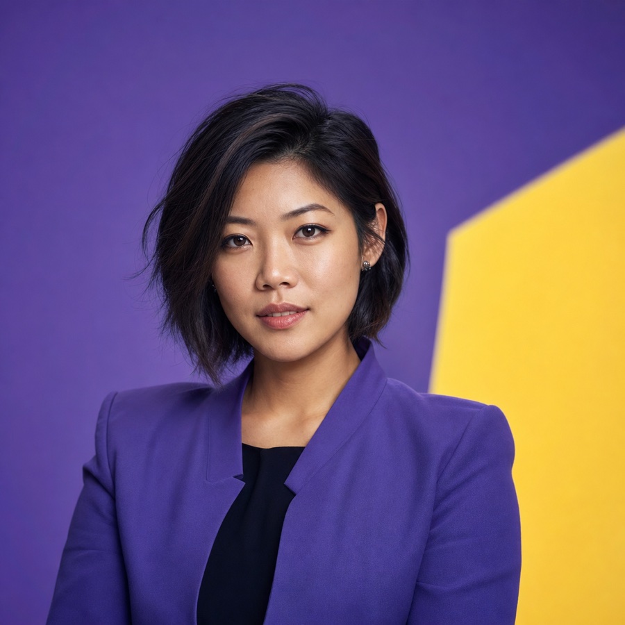 Fictional demo speaker Mei Lin Tan